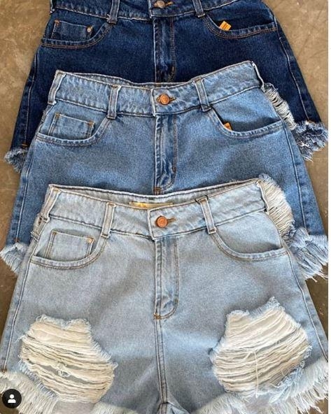 shorts jeans detonado